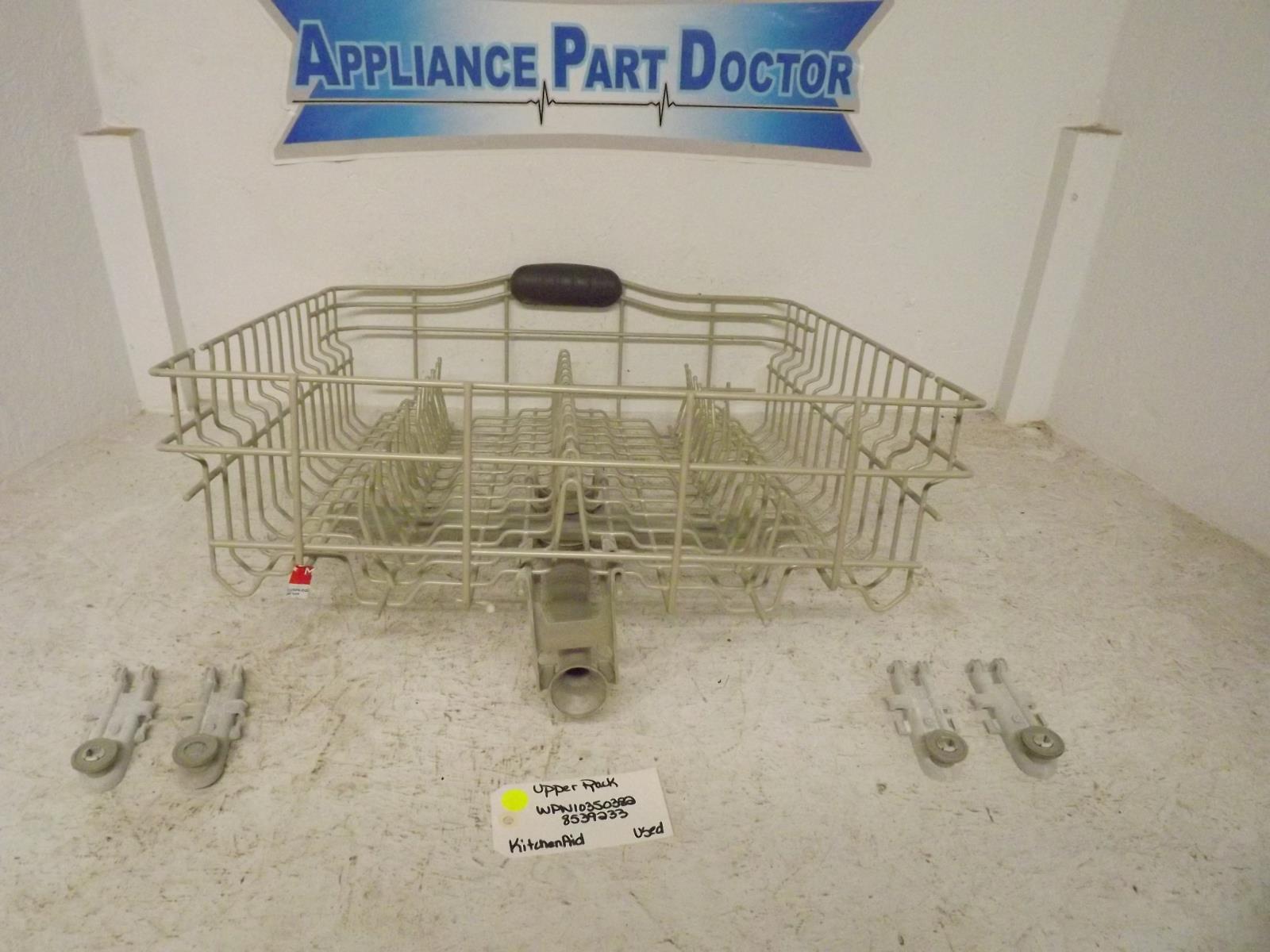 KitchenAid Dishwasher WPW10350382 8539233 Upper Rack Used KitchenAid Dishwasher WPW10350382 8539233 Upper Rack Used